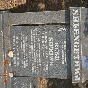 NHLENGETHWA Rush Siphiwe 1968-1999