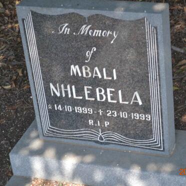 NHLEBELA Mbali 1999-1999