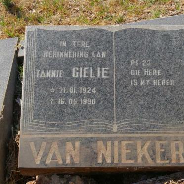 NIEKERK Gielie, van 1924-1990