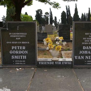 NIEKERK Daniel Johannes, van 1965-1998 :: SMITH Peter Gordon 1973-1998