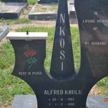 NKOSI Alfred Khulu 1957-1999