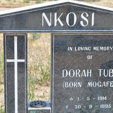 NKOSI Dorah Tubi nee MOGAFE 1914-1995