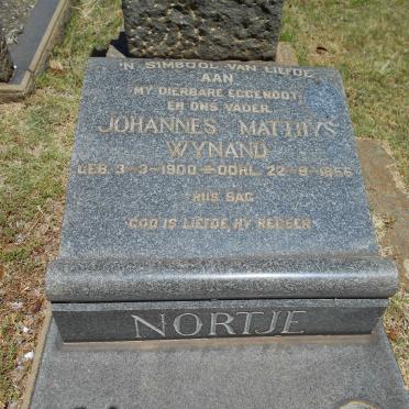 NORTJE Johannes Matthys Wynand 1900-1956