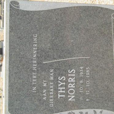 NORRIS Thys 1934-1985
