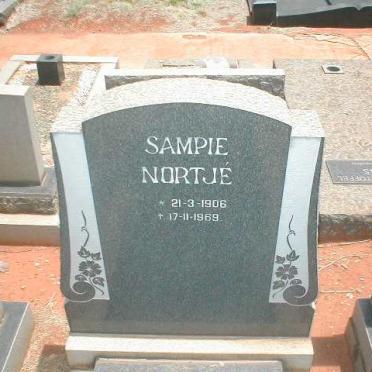 NORTJÉ Sampie 1906-1969