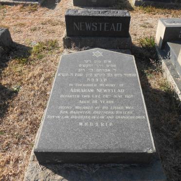 NEWSTEAD Abraham  -1951