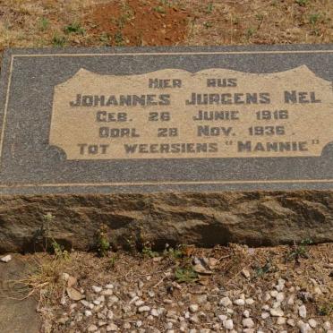 NEL Johannes Jurgens 1916-1936