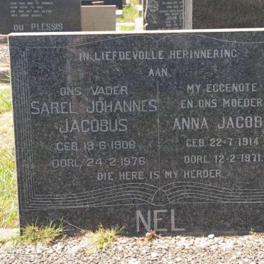 NEL Sarel Johannes Jacobus 1908-1976 &amp; Anna Jacoba 1914-1971