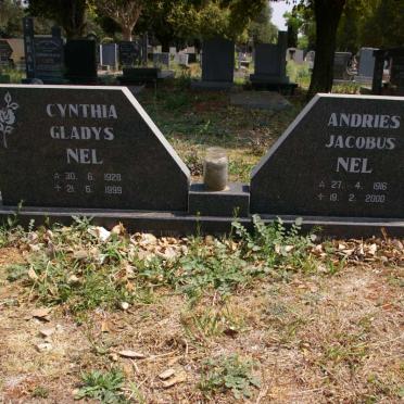 NEL Andries Jacobus 1916-2000 &amp; Cynthia Gladys 1928-1999