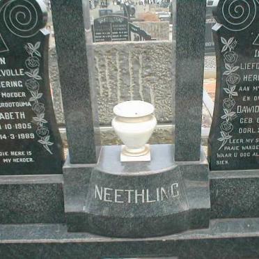 NEETHLING Dawid Jacobus 1896-1965 &amp; Elizabeth 1905-1989