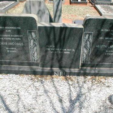 NEL Louis Jacobus 1902-1978 &amp; Aletta Catharina 1911-1987