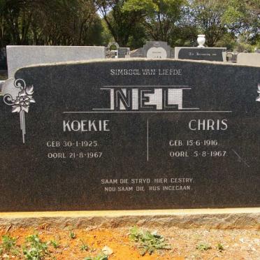 NEL Chris 1916-1967 &amp; Koekie 1925-1967