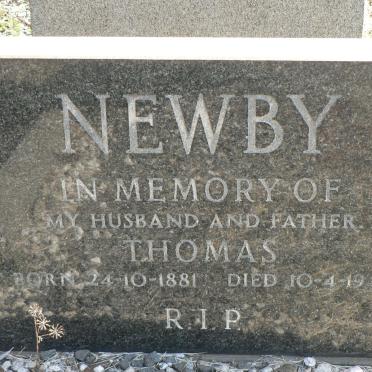 NEWBY Thomas 1881-1949