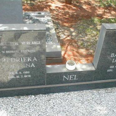 NEL Barend Louis 1913- &amp; Fredrieka Johanna 1909-1978