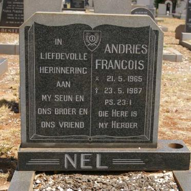 NEL Andries Francois 1965-1987