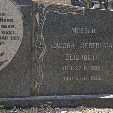 NEL Jacoba Gertruida Elizabeth 1905-1965