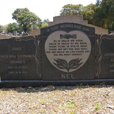 NEL Frederick Stephanus Johannes 1904-1965 &amp; Jacoba Gertruida Elizabeth 1905-1965
