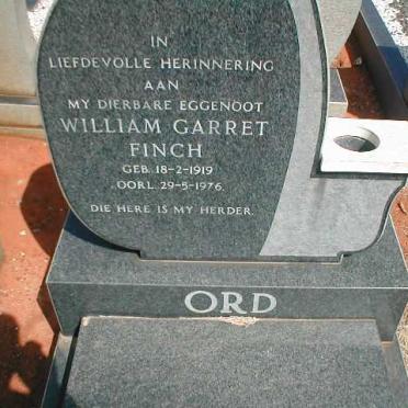 ORD William Garret Finch 1919-1976