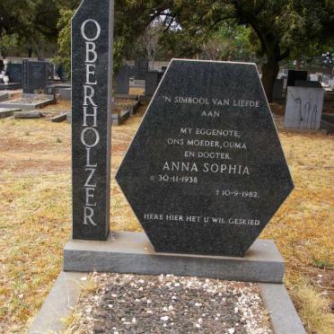 OBERHOLZER Anna Sophia 1938-1982