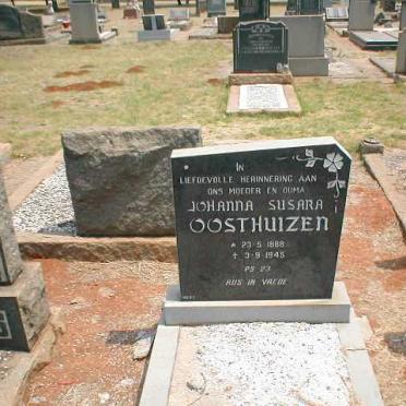 OOSTHUIZEN Johanna Susara 1888-1945