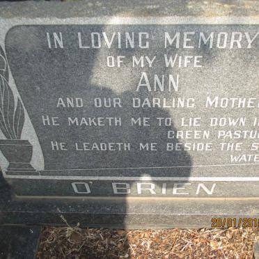 O'BRIEN Ann