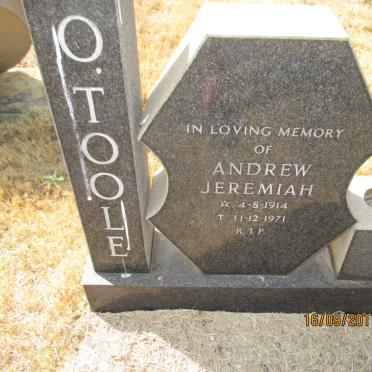 O'TOOLE Andrew Jeremiah 1914-1971