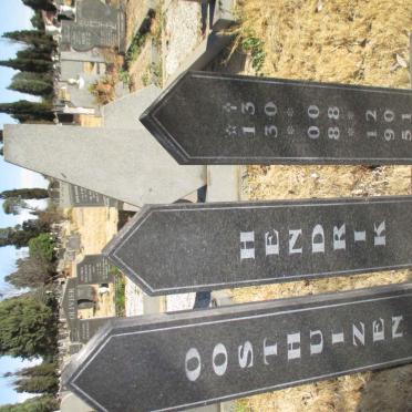OOSTHUIZEN Hendrik 1950-2010