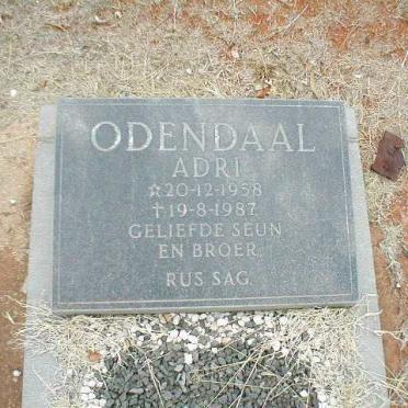 ODENDAAL Adri 1958-1987