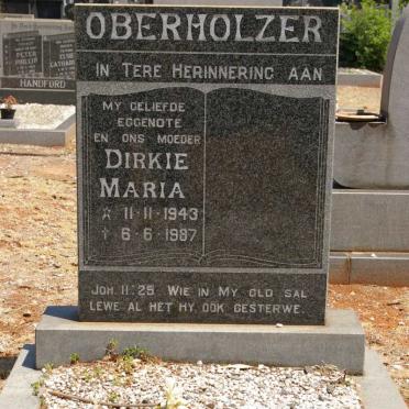 OBERHOLZER Dirkie Maria 1943-1987