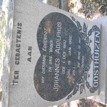 OOSTHUIZEN Johannes Adolphus 1907-1962