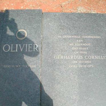OLIVIER Gerhardus Cornelis 1902-1975