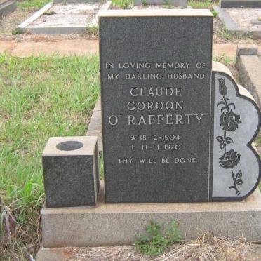 O'RAFFERTY Claude Gordon 1904-1970