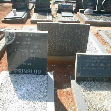 PRINSLOO Jacobus Nicolaas 1917-19?? &amp; Jacomina Alleta 1922-1972