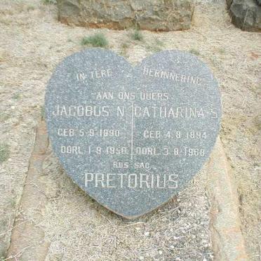 PRETORIUS Jacobus N. 1890-1950 &amp; Catharina S. 1894-1968