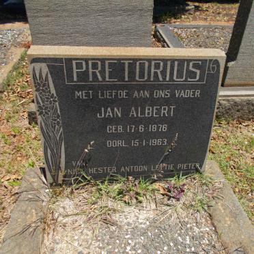 PRETORIUS Jan Albert 1876-1963