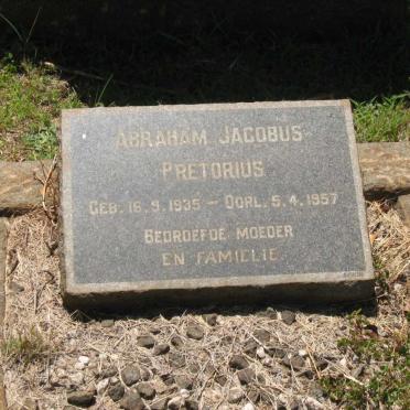 PRETORIUS Abraham Jacobus 1935-1957
