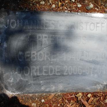 PRETORIUS Johannes Christoffel 1940-2006