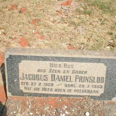 PRINSLOO Jacobus Daniel 1929-1953