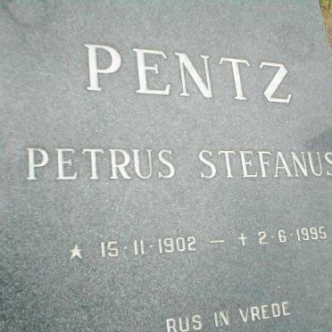 PENTZ Petrus Stefanus 1902-1995