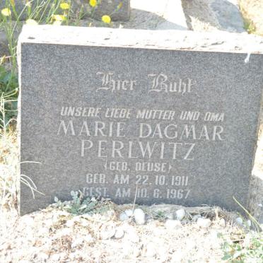 PERLWITZ Marie Dagmar nee DEUSE 1911-1967