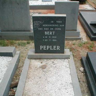PEPLER Bert 1924-1981