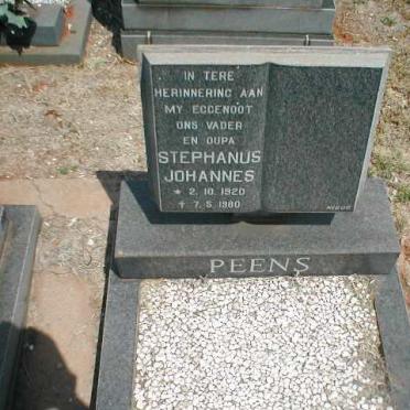 PEENS Stephanus Johannes 1920-1980