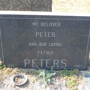 PETERS Peter 1881-1963
