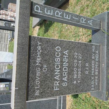 PEREIRA Francisco Sardinha 1950-1995