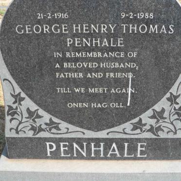 PENHALE George Henry Thomas 1916-1988