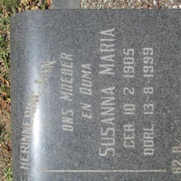 PUREN Francois Eugene 1893-1963 &amp; Susanna Maria 1905-1999