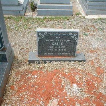POTGIETER Salie 1918-1988