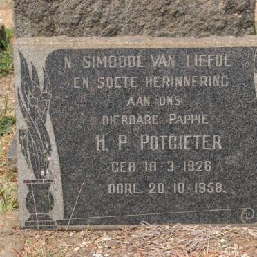 POTGIETER H.P. 1926-1958