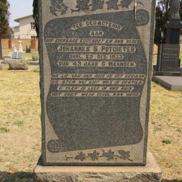 POTGIETER Johannes S. -1933