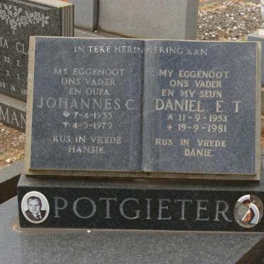 POTGIETER Johannes C. 1933-1979 :: POTGIETER Daniel E.T. 1953-1981
